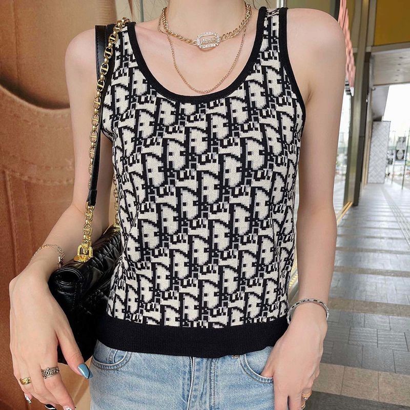 Must-have sold out Dior sleeveless sweater wool cashmere replica deb18397