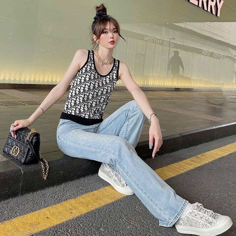 Must-have sold out Dior sleeveless sweater wool cashmere replica deb18397