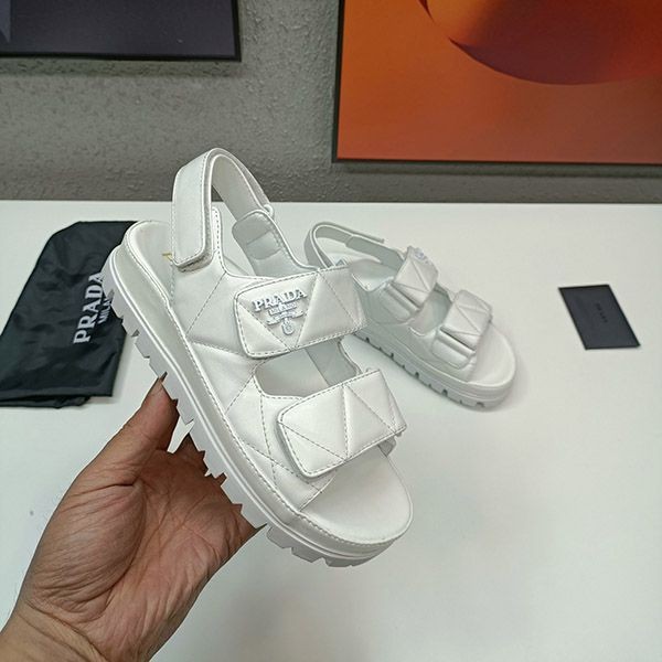 Spring/Summer New Prada Padded Nappa Leather Sandals Replica 1X721M_038_F0009_F_020