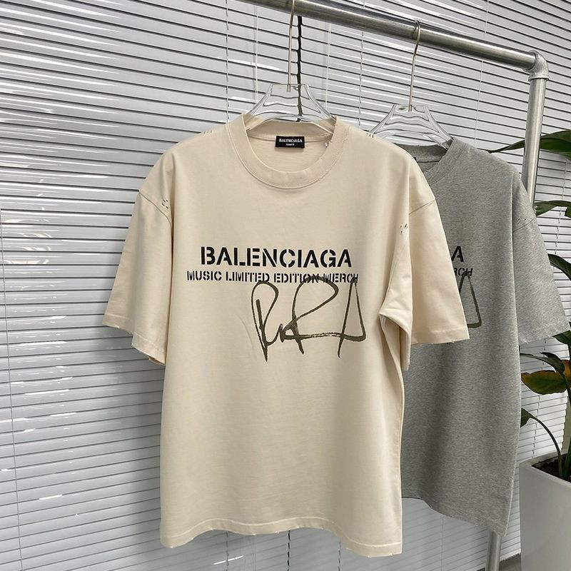 Very popular all over the world? [Balenciaga] Logo cotton fake T-shirt bag80455