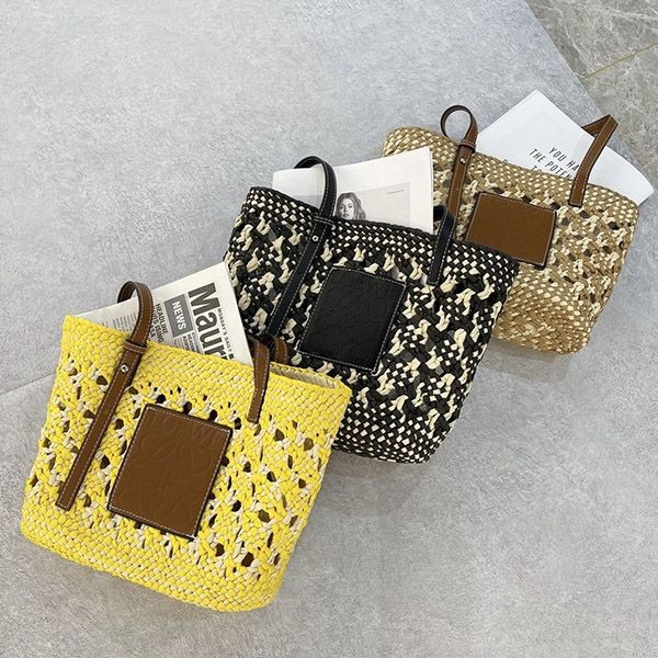 New sale Loewe basket bag replica Anagram 3 colors loc89482