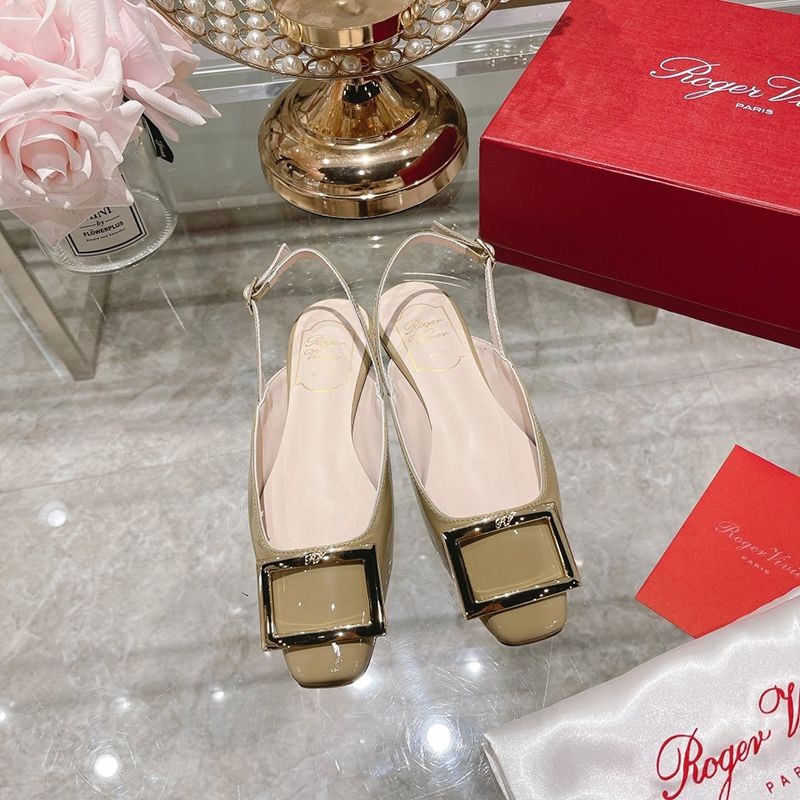 Sold out Roger Vivier Patent Leather Ballerina Replica ROR49060