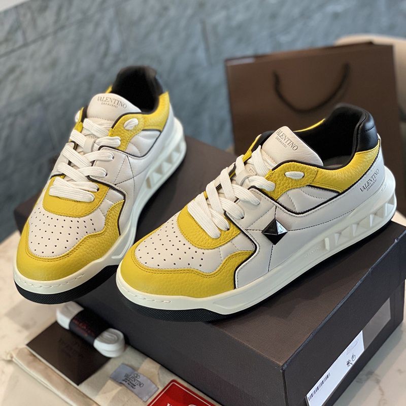 Classic Valentino copy low-cut sneakers ONE STUD nappa leather Vur09922