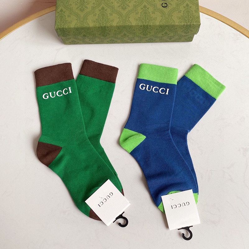 Free shipping☆Gucci socks replica set of 2 pairs gug43672