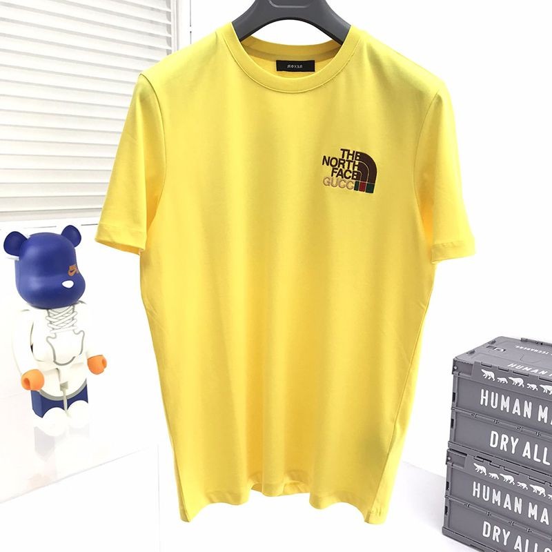 New Spring Gucci x North Face Replica Collaboration Short Sleeve T-Shirt guh19635 New Spring Gucci x North Face Replica Collaboration Short Sleeve T-Shirt guh19635