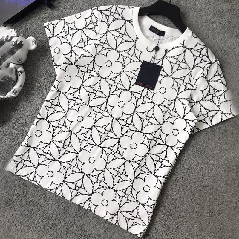 Lowest price challenge Louis Vuitton T-shirt replica crew neck popular vuv87715