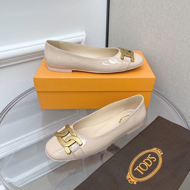[Not available in Japan] Tod's Chain Motif Flat Shoes Replica toi78205