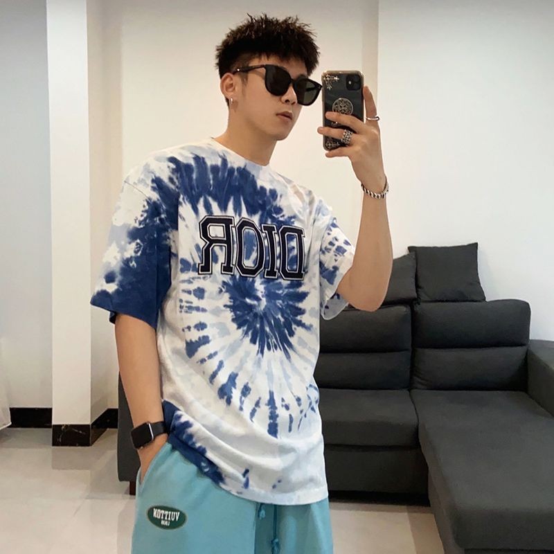 Extremely rare! Dior T-shirt parody CD embroidery collaboration lion oversized dem66335