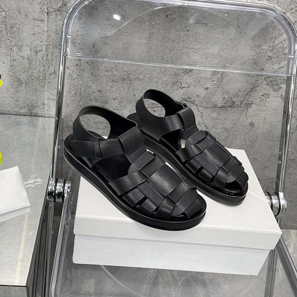 No. 1 in cumulative sales! Za Row Fisherman Leather Sandals Replica zas91051