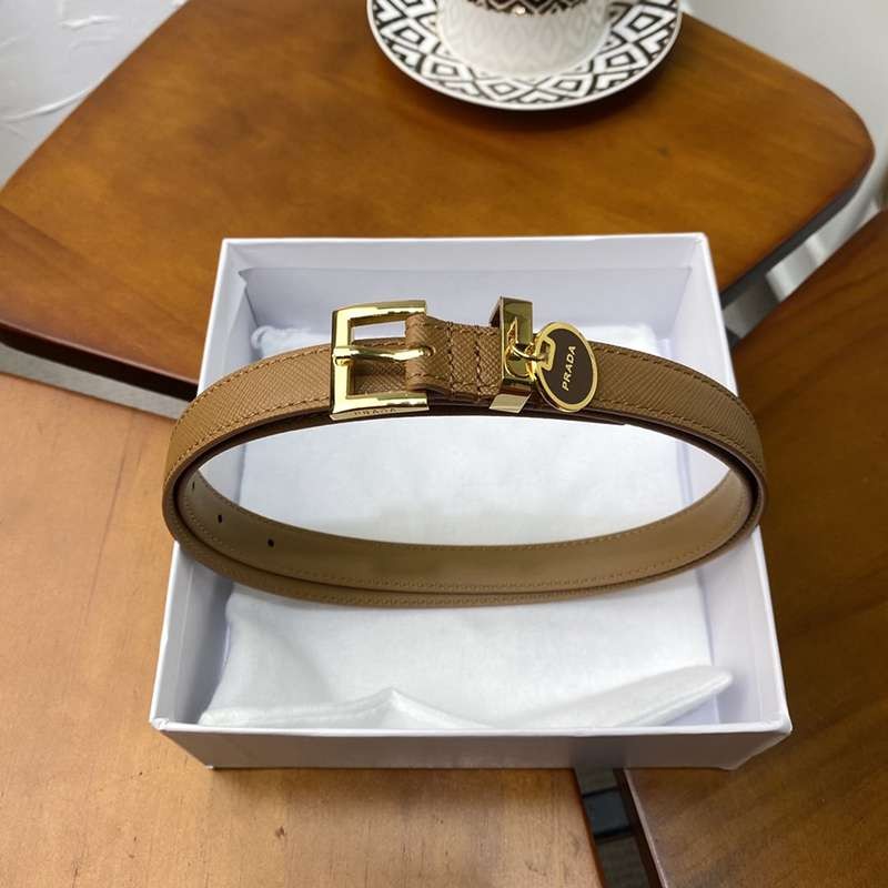Love at first sight? Prada brushed leather belt 2.0mm free shipping pud33254