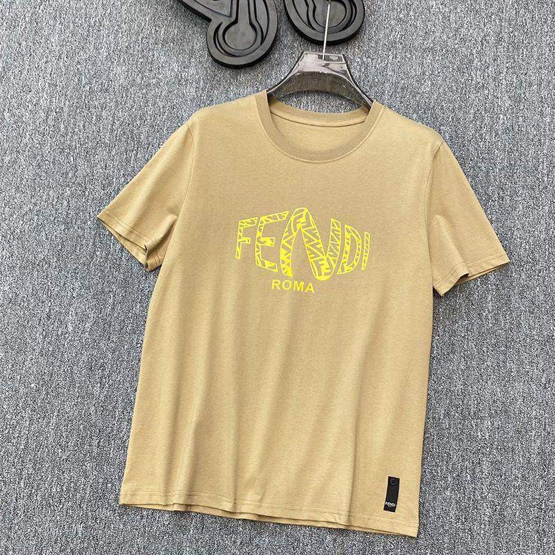 Rare Fendi ROMA logo crew neck fake T-shirt fez50771 Rare Fendi ROMA logo crew neck fake T-shirt fez50771
