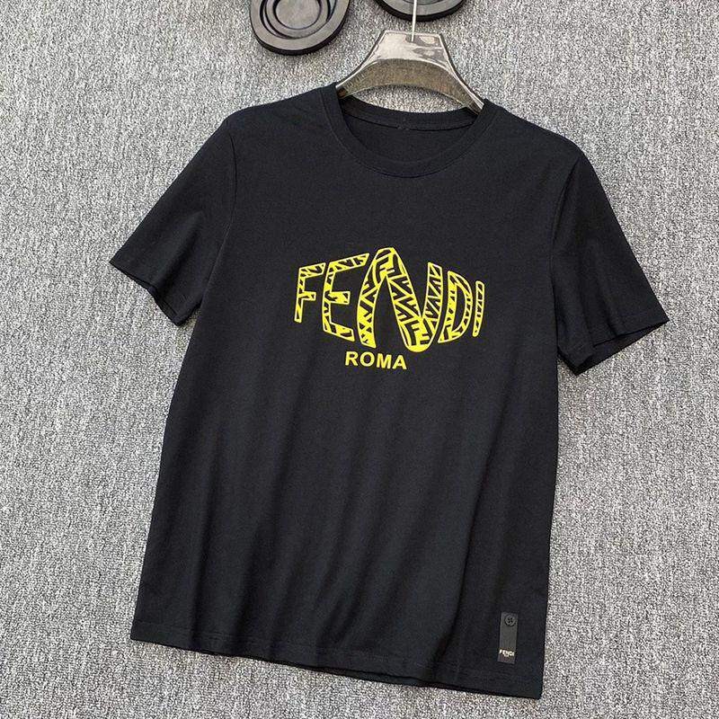 Best Price Challenge Fendi ROMA Logo Crew Neck T-Shirt Replica fem68708 Best Price Challenge Fendi ROMA Logo Crew Neck T-Shirt Replica fem68708