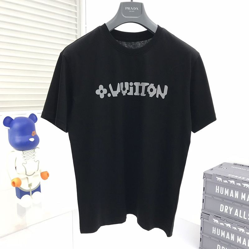 Classic and popular? Louis Vuitton replica embossed LV T-shirt vuw57078