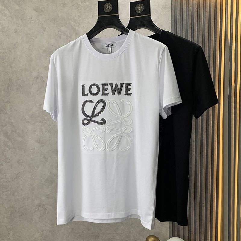 [Domestic shipping] Loewe printed cotton jersey T-shirt replica 2 colors low40595
