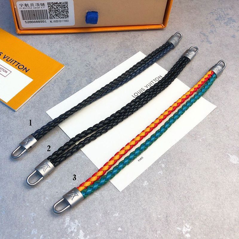 ☆Popular☆Louis Vuitton Bracelet Silver?Lockit Replica 3 Colors Q05173