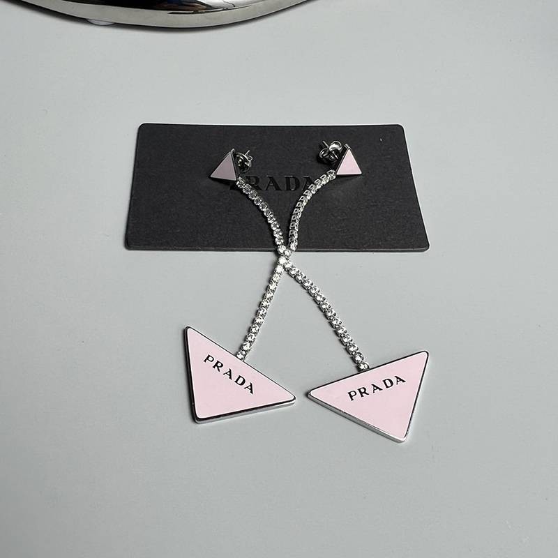 Fashionable? Prada symbol earrings replica puo15896
