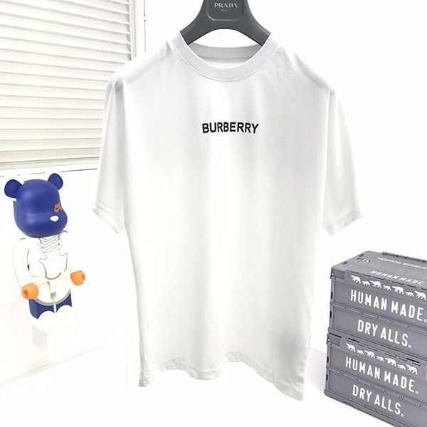 New Burberry T-shirt on sale: Replica crew neck short sleeve logo Bay86994