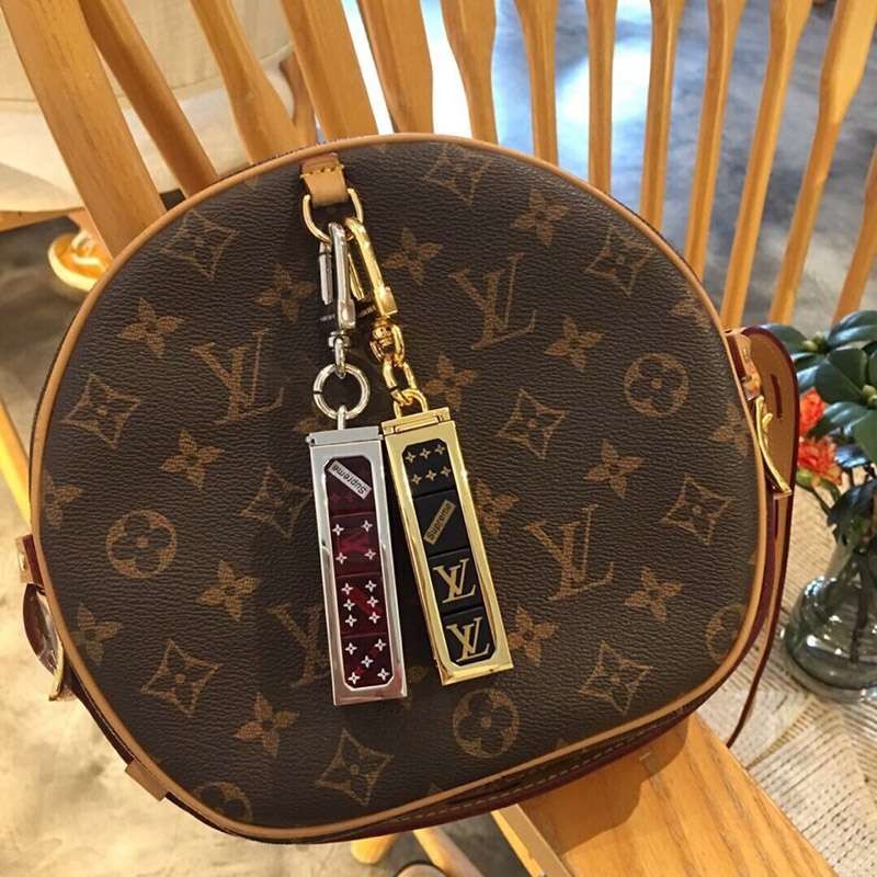 Popular new Louis Vuitton Supreme dice keychain copy red vuj82517