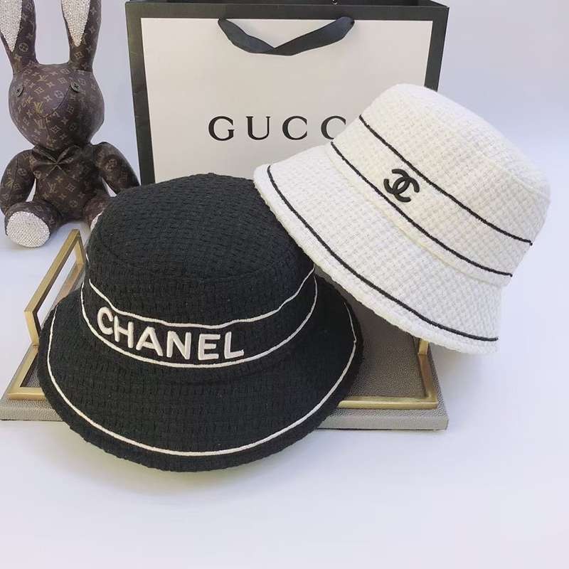 Rare Chanel bucket hat replica in 2 colors shh38339