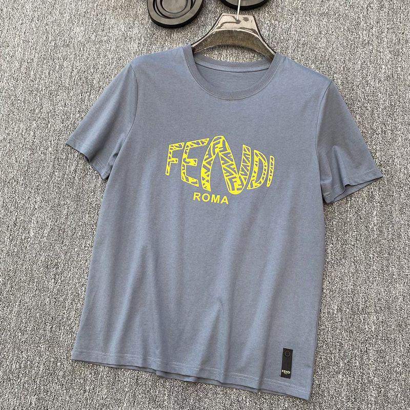 Very popular: Fendi ROMA logo crew neck copy T-shirt fel93787 Very popular: Fendi ROMA logo crew neck copy T-shirt fel93787