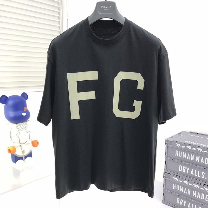 Best Price Challenge Fear of God [Essentials Replica] Kids Short Sleeve Logo T-Shirt fet31105