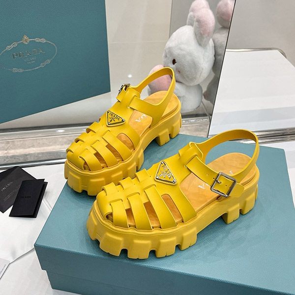 Cute Prada foam rubber sandals replica pul33413