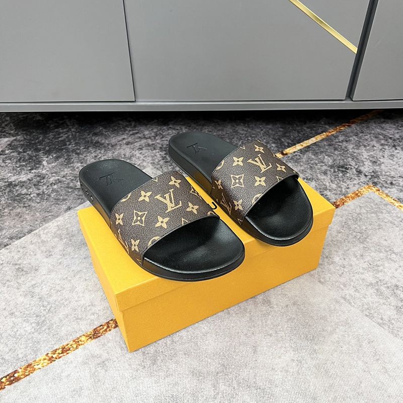 Lowest price challenge Louis Vuitton Sandals Sambas Line Mules Fake vue42505