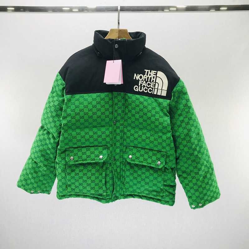 Love at first sight? Gucci x North Face collaboration down jacket replica GG logo gut88387