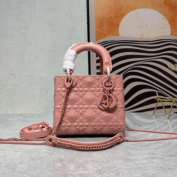 New for Spring: Lady Dior Mini Bag, Replica Cannage Calfskin del97046
