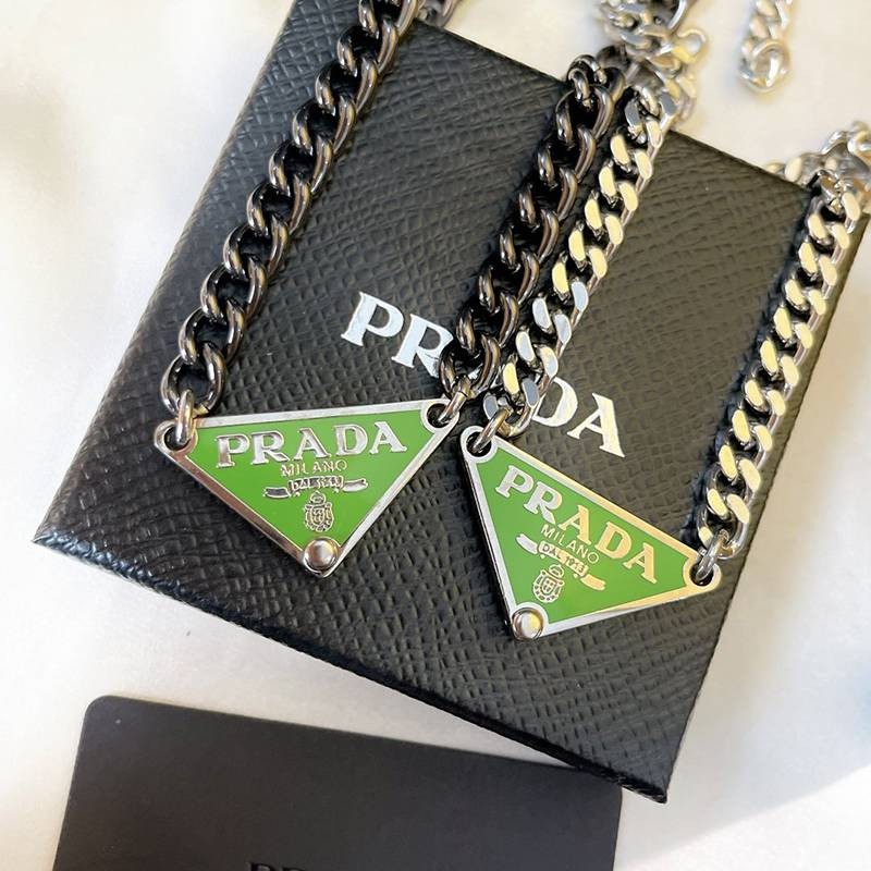Sold out [Popular item] Prada Symbol Necklace Replica pud19436
