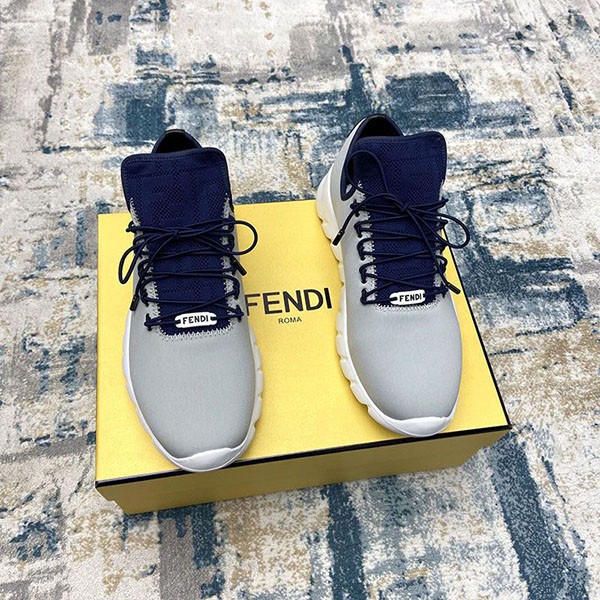 Love at first sight? Fendi knitted socks sneakers replica fem71708