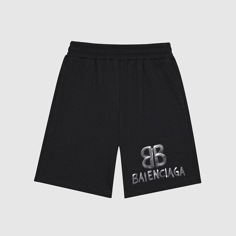 Hard to find Balenciaga BB logo shorts replica bau88896
