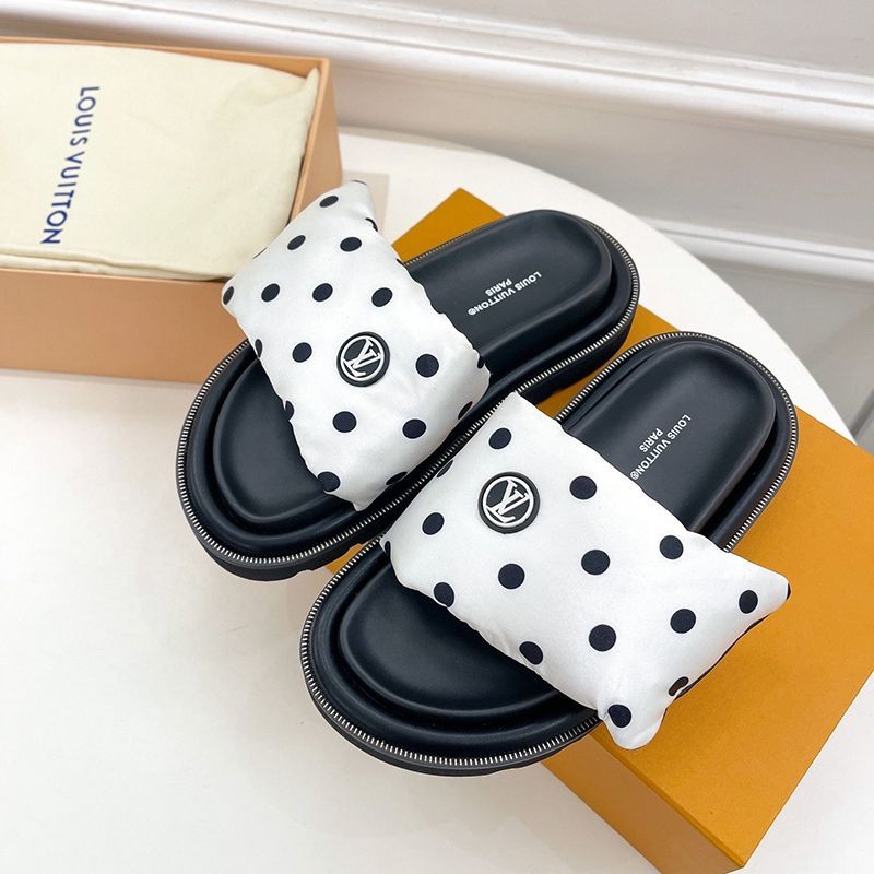 Cute [Modern Cute] Louis Vuitton Pool Pillow Line Mule Copy 1AA0RO