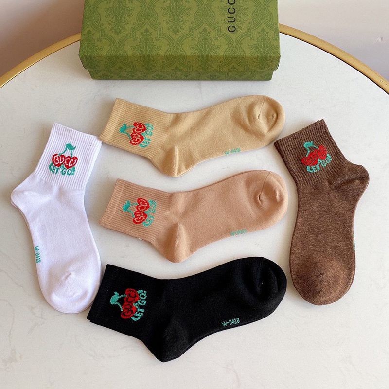 5 pairs set? ☆ Gucci socks replica guh05484