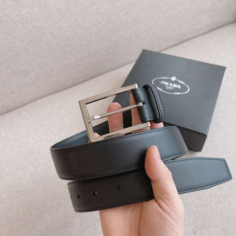 ★Popular in Japan! Replica Prada reversible belt 3.5cm puc61456