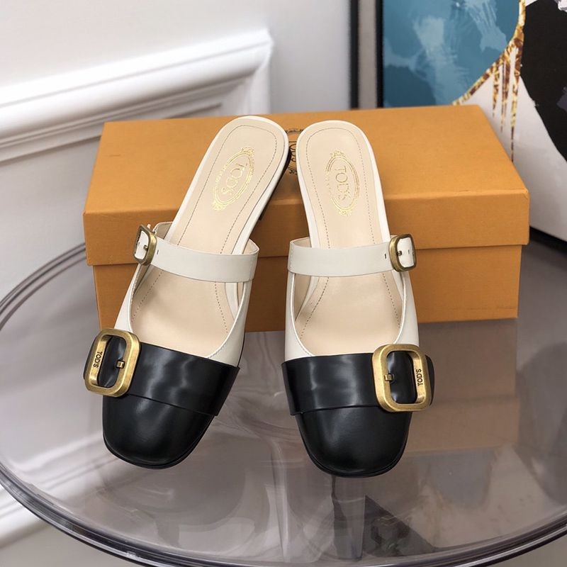 ☆Super popular☆Tax and shipping included★TODS copy★Metal chain flat sandals tou29527