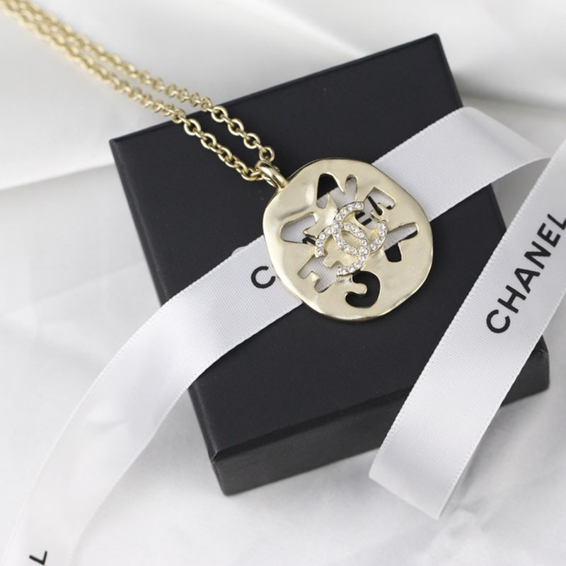 Popular all over the world? Chanel CC logo necklace replica shp68283