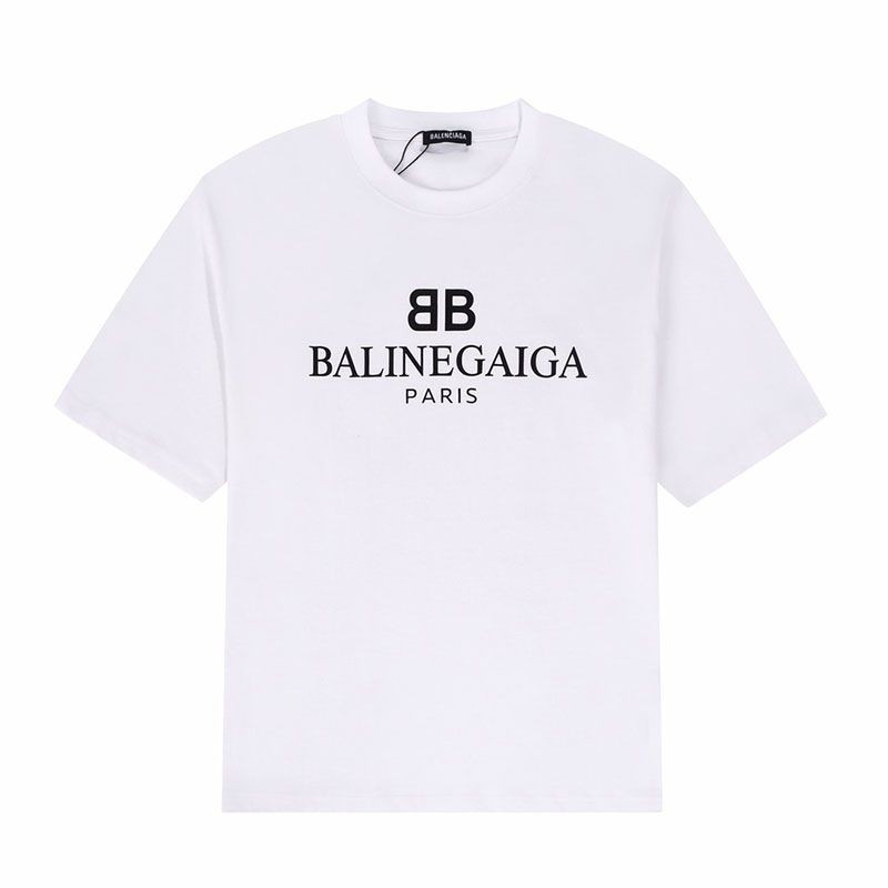 Very popular [Balenciaga] Logo cotton T-shirt copy bag75181