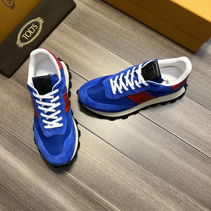 The hottest topic! TODS suede and fabric sneakers replica tow39343