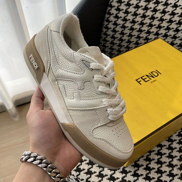 21-22AW Fendi Match Suede Low Top Sneakers Replica fec01333