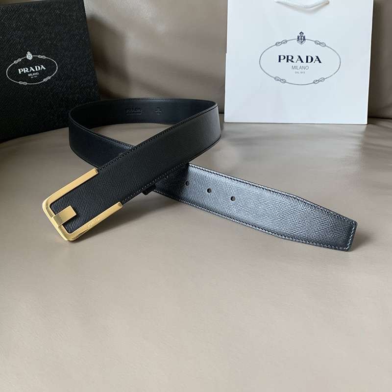 Hard to find, high quality??? Replica Prada reversible belt 3.5cm pud78428