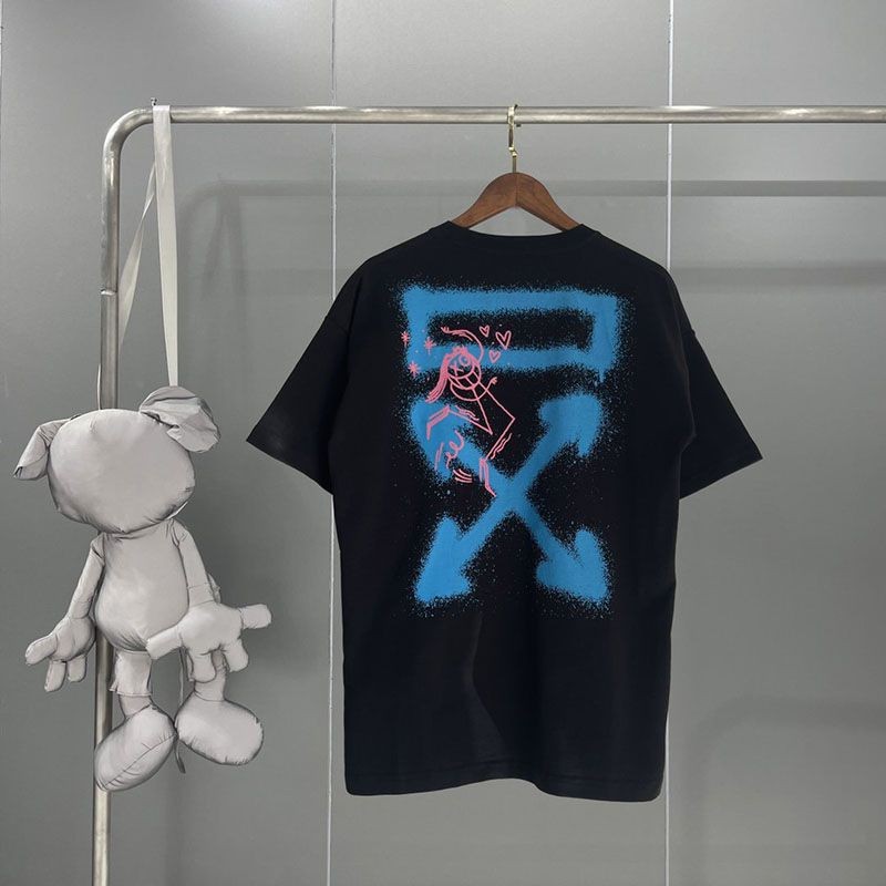 The hottest topic! Off-White Graffiti Arrow Logo T-shirt fake ofc45272