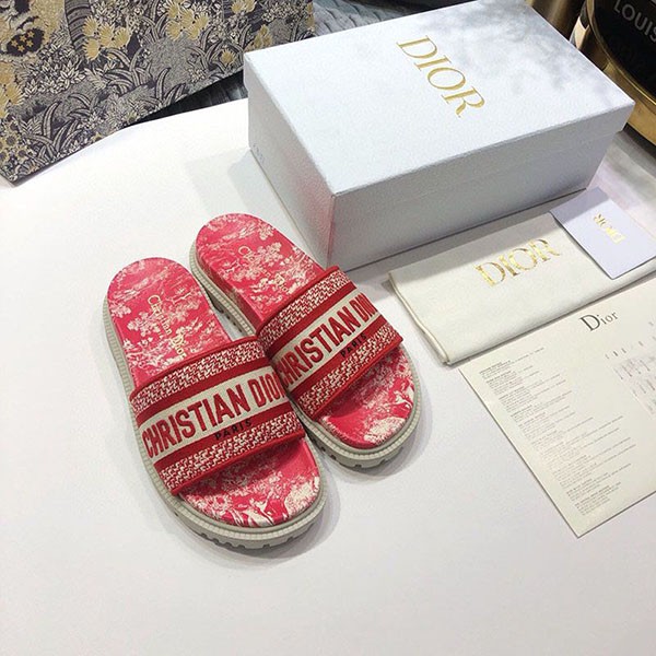 ★Popular in Japan! [Dior] Dway Toile de Jouy Reverse Mule dev15241