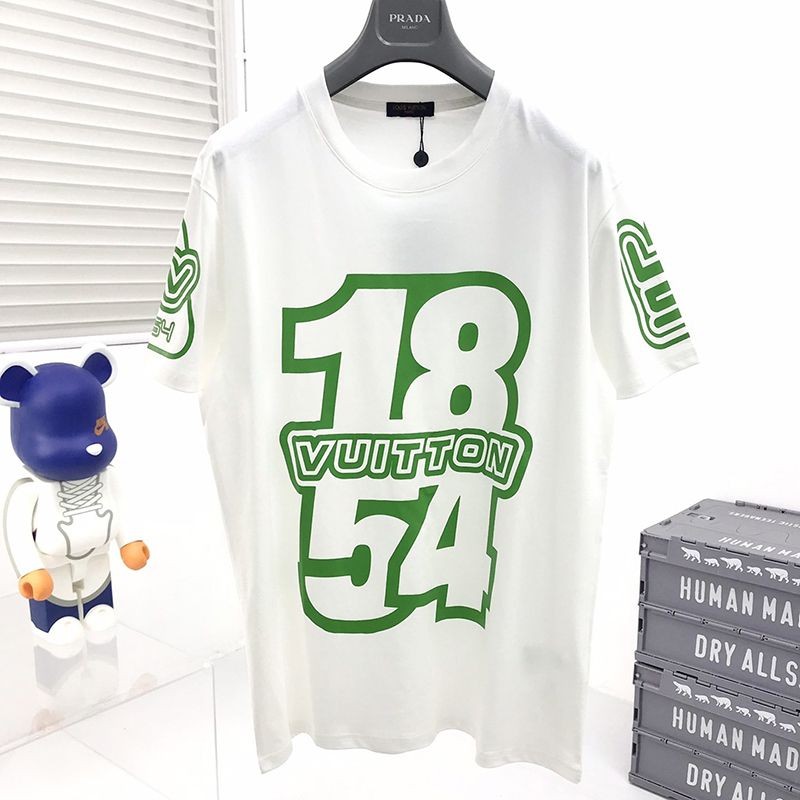 [Quick delivery] Louis Vuitton Trumpeter Crew Neck Shirt Replica 1854 vue01004