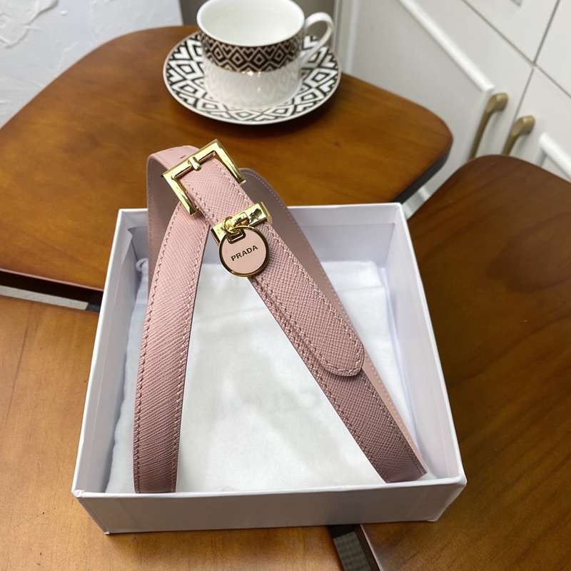 Sold Out Prada Brushed Leather Belt 2.0mm Replica Pum76125