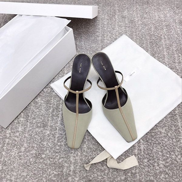 Rare color Zarow sandals, fake leather, stiletto heel, bicolor, zak92666