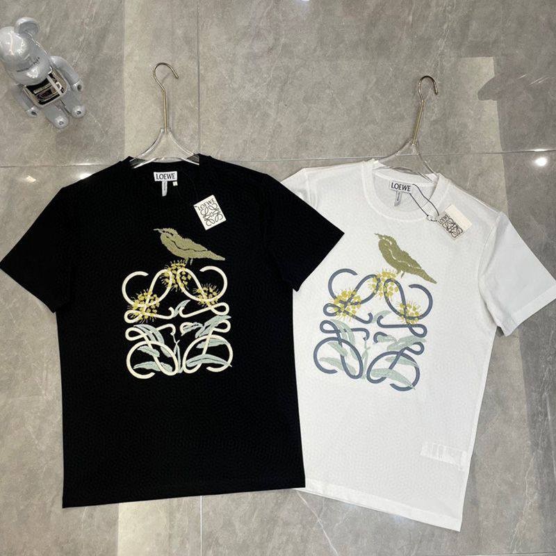 ☆Super popular [Loewe] Anagram Herbarium' T-shirt copy low65348