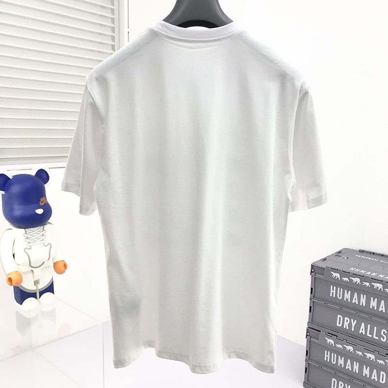 Very popular all over the world? Dior copy ◆ High quality simple logo embroidered cotton jersey T-shirt dev15358