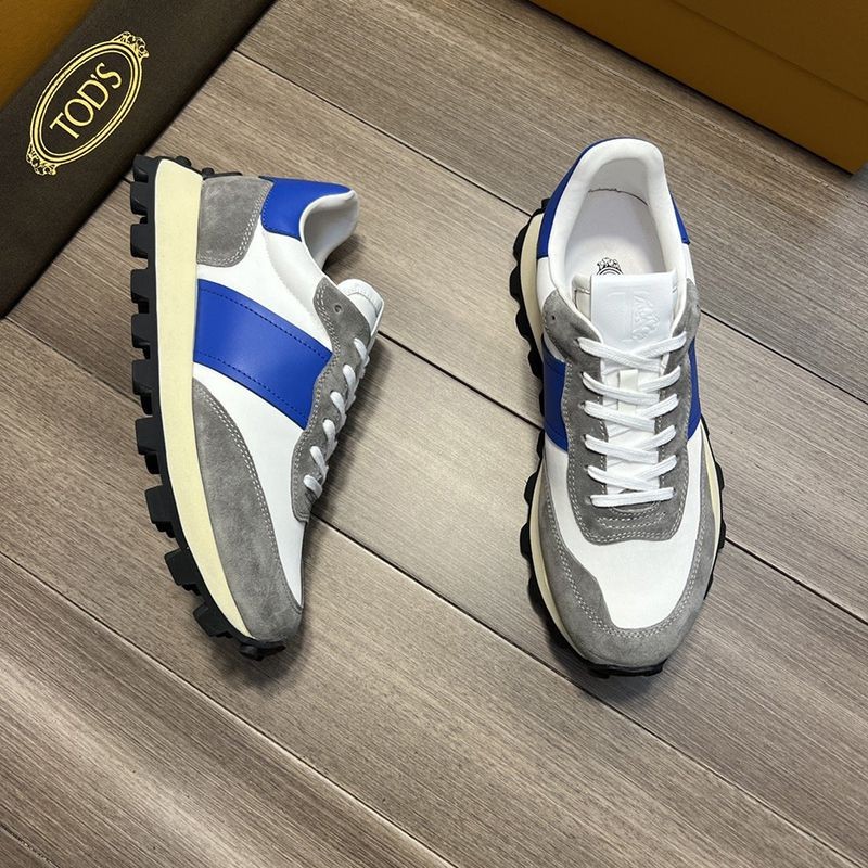 Very popular TODS replica suede and fabric sneakers toq41241