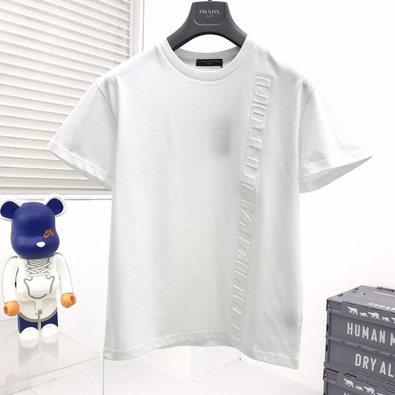 Hard to find Louis Vuitton replica T-shirt top short sleeve men's red vuu76548